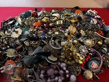 JUNK JEWELRY LOT 14 LBS Harvest Salvage Craft...