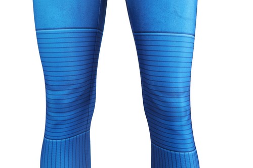 Costume cosplay Johnny Storm Human Torch The Fantastic Four body Zentai - Foto 12 di 20