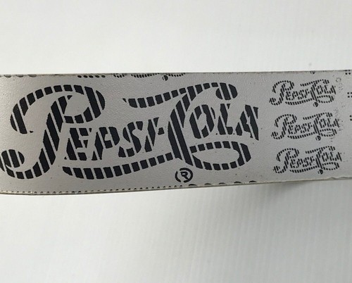 Pepsi Cola Cream Waist Belt With Repeat Logo It - Picture 4 of 4