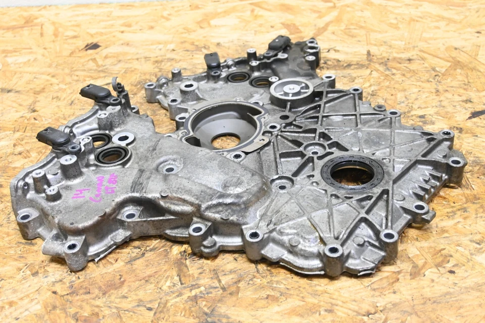 Conjunto de cubierta de cadena de distribución delantera del motor 10-15 Chevy Camaro 3,6 L OEM 81 k Foto 2 de 4