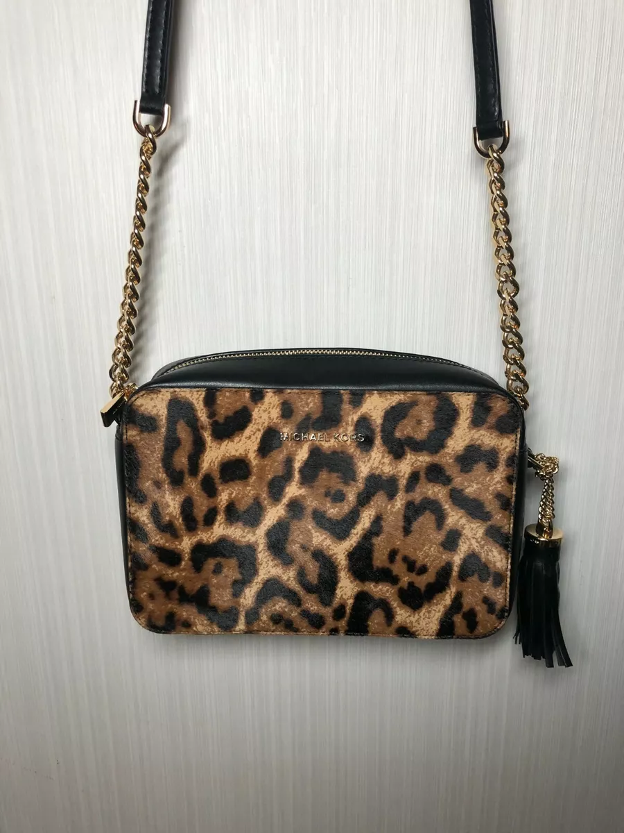 MICHAEL Michael Kors Ginny Leopard Print Cross-body Bag