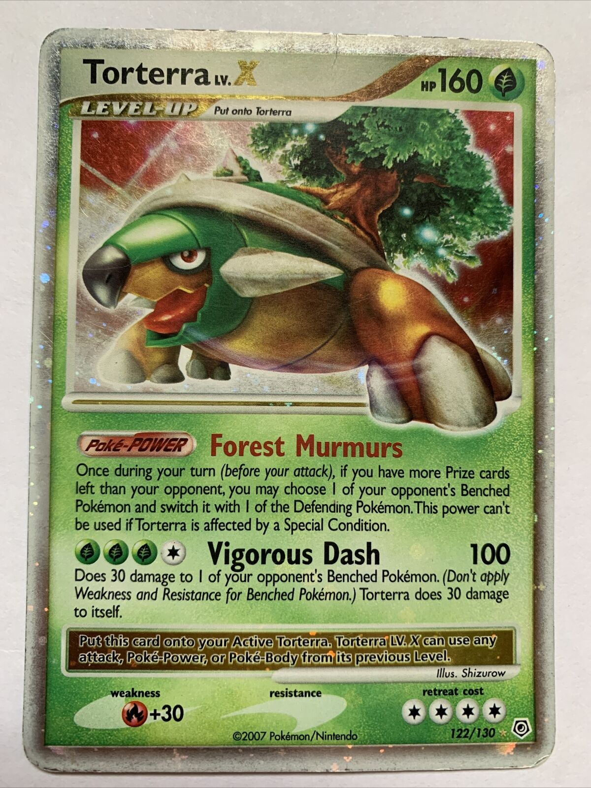 PrimetimePokemon's Blog: Pokemon Card of the Day: Torterra Lv. X (Diamond  and Pearl)