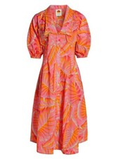 FARM RIO Bright Forest Midi Dress NWT Size S
