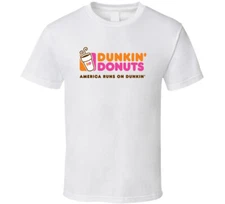 Dunkin Donuts Label Logo T Shirt