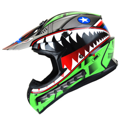 1Storm Adult Motocross BMX MX ATV Dirt Bike Helmet Racing Style SC09SCLS