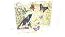 NEW Recollections Scrapbook PostBound Album 12x12" Green Bird Butterflies Floral
