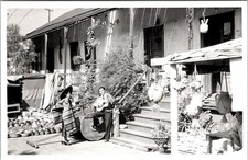 California Los Angeles Oldest House RPPC Vintage Postcard JB27