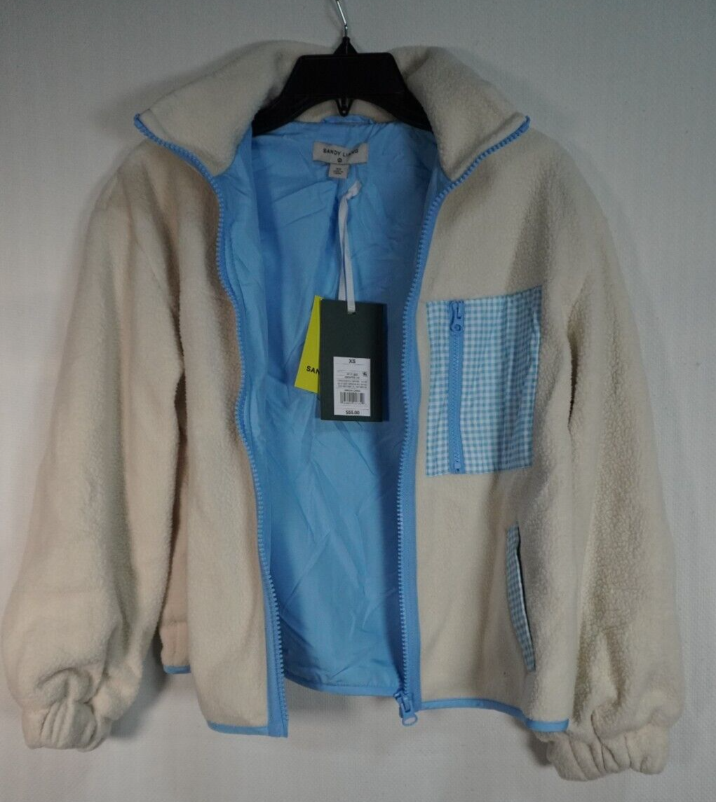 Women's Sandy Liang x Target Sherpa Fleece Jacket Birch Size XXS