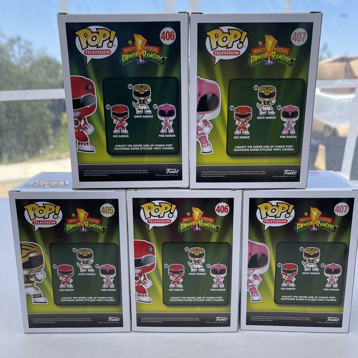 Funko Pop Mighty Morphin Power Rangers SET OF 5 | eBay
