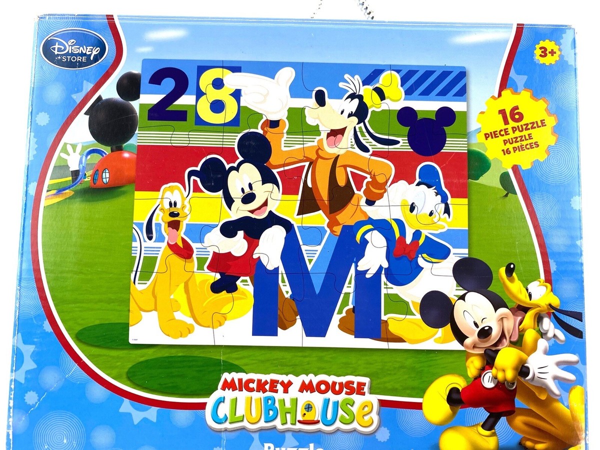 Disney Mickey Mouse Clubhouse Large Puzzle Toy 16 Pieces 19.3