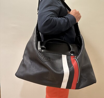 Tag Heuer Genuine Leather Travel Bag | eBay