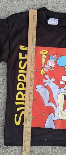 Vintage rare 90s Tiny Toons Dizzy Devil kids one size 4/6x single stitch Tshirt - Picture 3 of 3