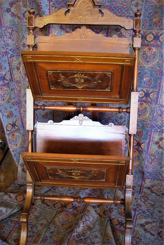 Soporte doble portafolio de salón renacimiento 1870-1875 Foto 2 de 4