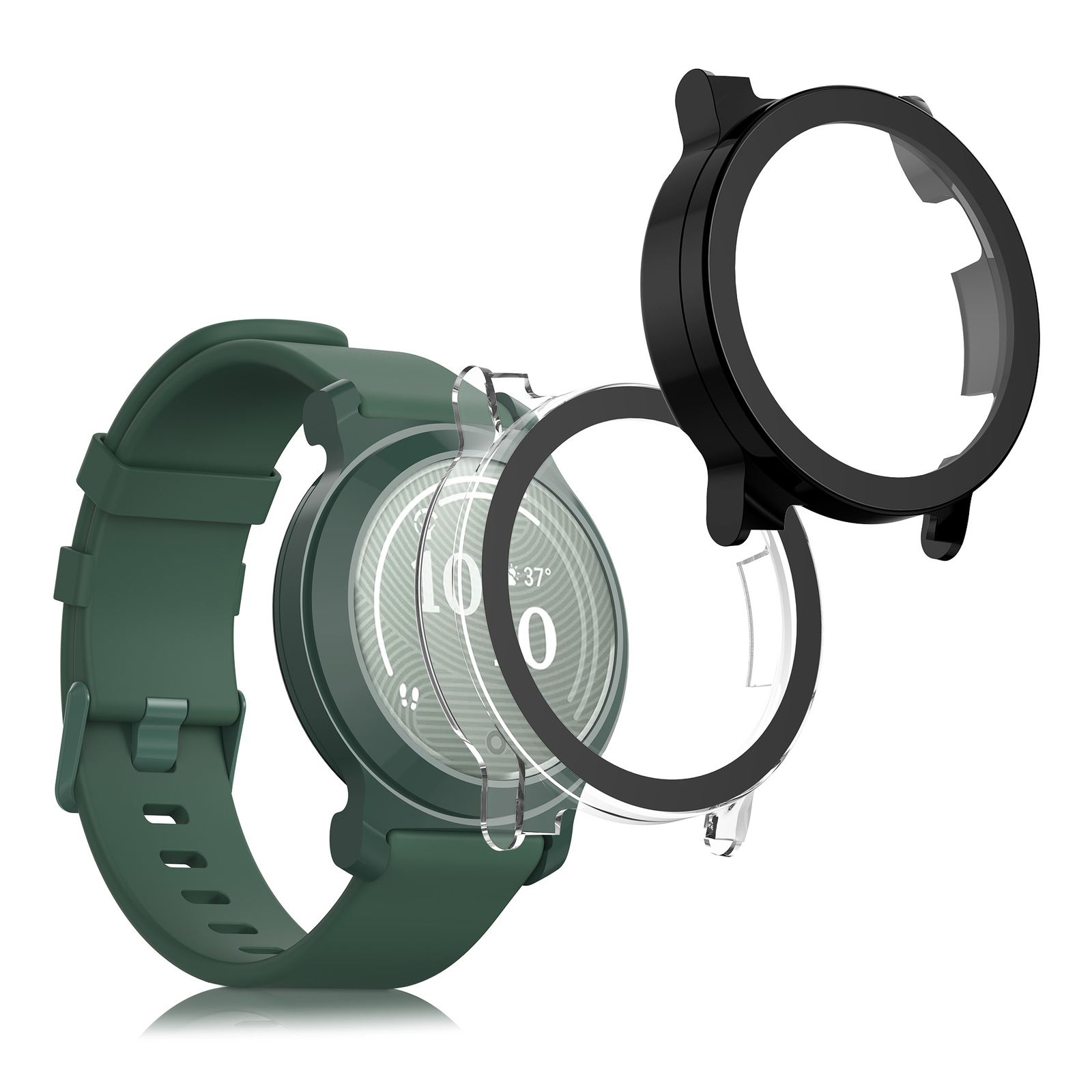 Часы Hülle для смарт-часов Garmin Lily 2 Active Silikon в корпусе Schutzhülle Case 