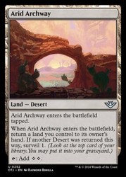 Arid Archway #252 Foil Outlaws of Thunder Junction