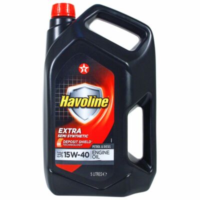 5L Texaco Havoline Extra 15W40 Motoröl Teilsynthetisch für Fiat Mercedes VW Audi