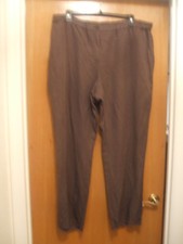 Eileen Fisher Rye Straight Pants Tencel Linen Stretch Waistband Sz 22W NWT 198