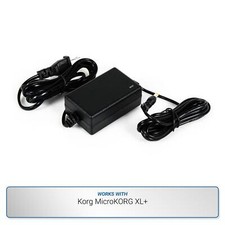 Korg 9V AC Power Supply Adapter for microKORG XL PSU Cord Cable