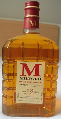 Milford Single Malt Whisky 43%vol 0,75L * Neuseeland * Limited Edition 18 Jahre
