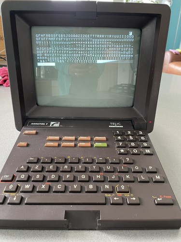 Terminal MINITEL 1 TELIC ALCATEL - Rare collector vintage geek ! - Photo 2/19