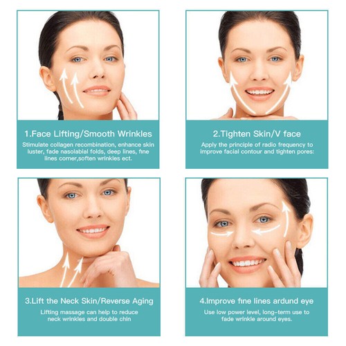Mini Handheld Facial Treatment Beauty Equipment Anti-Aging Skin Care Home Use - Picture 10 of 11