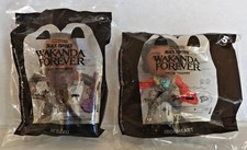 McDonald s 4 M Baku and 5 Ironheart happy meal toy figure lot, Wakanda Forever