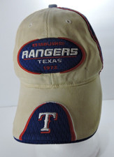 Texas Rangers Ballcap hook and loop adjustable