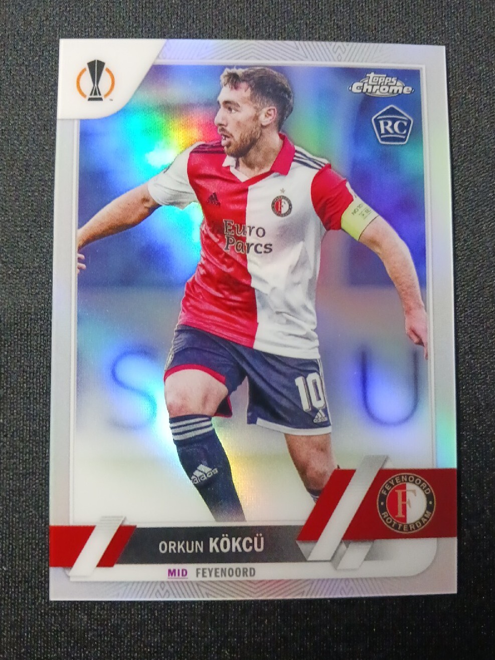 2022-23 Topps Chrome UEFA Club Competitions Orkun Kokcu #151 ...
