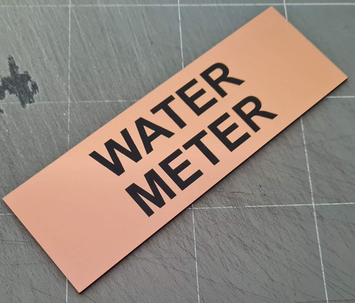Water Meter Sign Plaque Cupboard Utility Room Shed - Picture 64 of 230