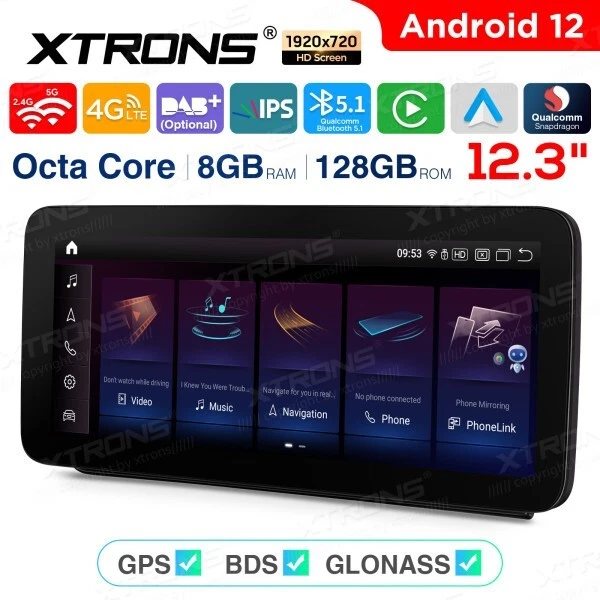 CARTABLET ANDROID 12 Per Audi A4 2009-2016 A5 2008-2016  12.3" Android 8GB+128GB - Immagine 3 di 4