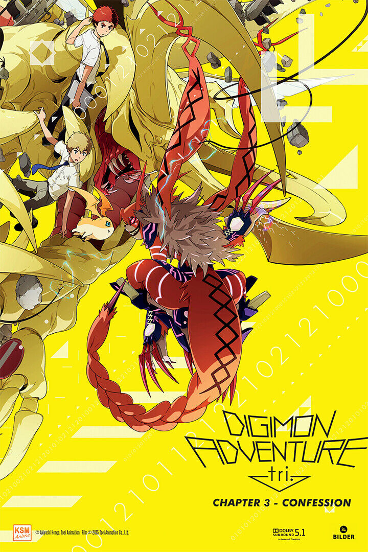 Digimon Adventure Tri Anime Silk Print Wall Art Home Decor - POSTER 20x30