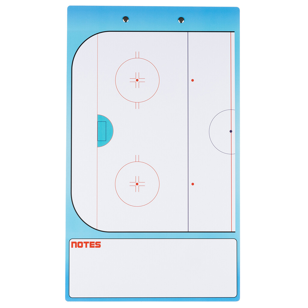 Elite Clipboards Double Sided Dry Erase Coaches Hockey Marker Board