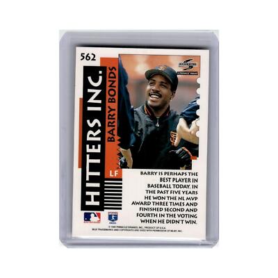 Barry Bonds 1995 Score #562 San Francisco Giants Baseball Card NM