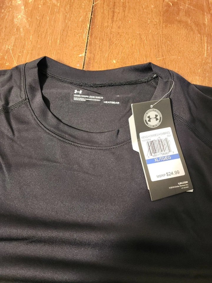 Camiseta Under Armour 1005684 Para Hombre Talla XL Negra UA Tactical Tech Manga Corta Foto 3 de 4