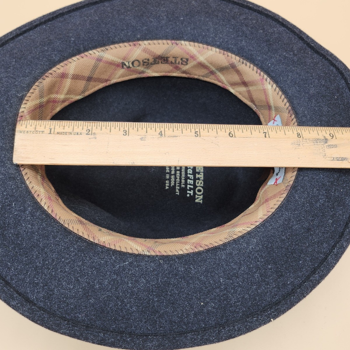 STETSON VITA FELT Crushable 100% Wool Water Repellent Hat Made in