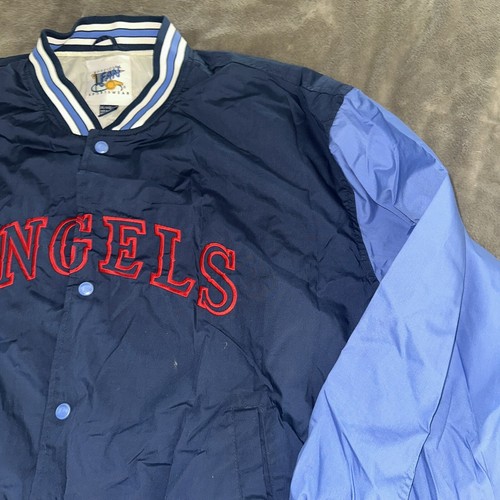 Anaheim Angels Los Angeles Jacket Size XXL Men Blue Official Fan Sportswear - Picture 4 of 15