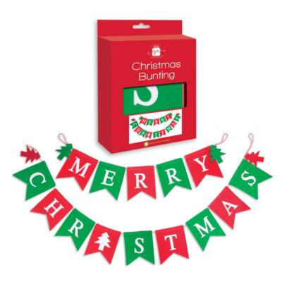 Frohe Weihnachten Filz Wimpelkette