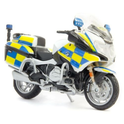 Maisto Motorbike 1:18  BMW R 1200 RT Polizia pale blue   UK Seller