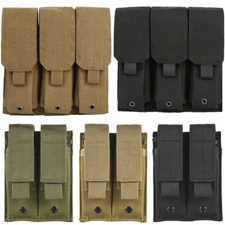 Tactical Molle Pistol Mag Military Magazine Pouch Triple Double Single Mag Pouch