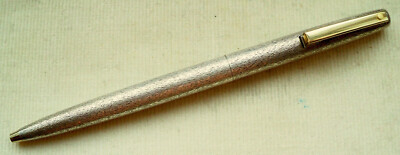 RARE  '' SHEAFFER  ''   BALLPEN  , SILVERPLATED ! ca. 1970 ! USA MADE
