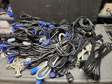 Lot of 50 VGA Cables 15 Pin 35 m/m 15 m/f