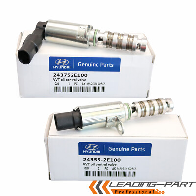 2 Intake Exhaust Variable Valve Timing Solenoid for Hyundai Elantra KIA Soul OEM