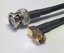 RG8X BNC Male to SMA Male Angle Mini 8 Coax RF Cable USA Fast Ship Lot USA