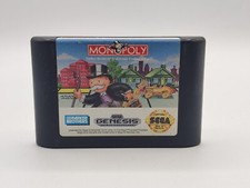 Monopoly (Sega Genesis, 1992) Game Cartridge