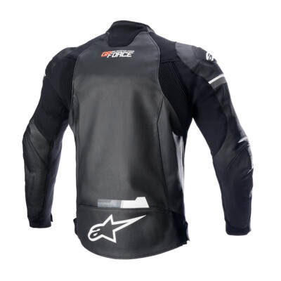 Leather Motorcycle Jacket Alpinestars GP Force CE Tech Air Ready Black