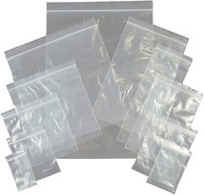 Image of Grip Seal Bags 4.5x4.5" Polythene 40 Micron Poly-Grip Case of 1000