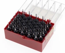 50 Kyocera Tycom PCB CNC S750 Slot Drill Bits 0.0441 inch 1.12mm 750Y0441A340A1