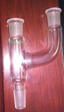 CHEMGLASS Glass 3 Three-Way Distillation Connecting Claisen Adapter 14/20 Joints