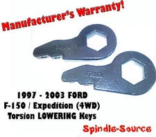 2" 3in Torsion Keys Lowering DROP FORGED FOR 97 - 03 Ford F-150 / Expedition