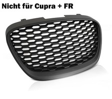 KÜHLERGRILL FÜR SEAT LEON 1P 05-09 SCHWARZ OHNE EMBLEM SPORT GRILL FRONTGRILL